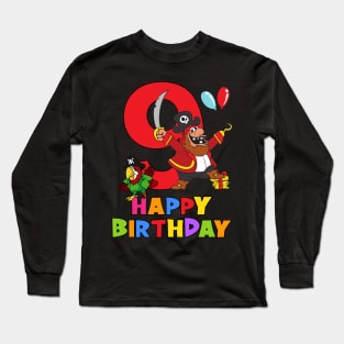 9th Birthday Party 9 Year Old Nine Years Long Sleeve T-Shirt